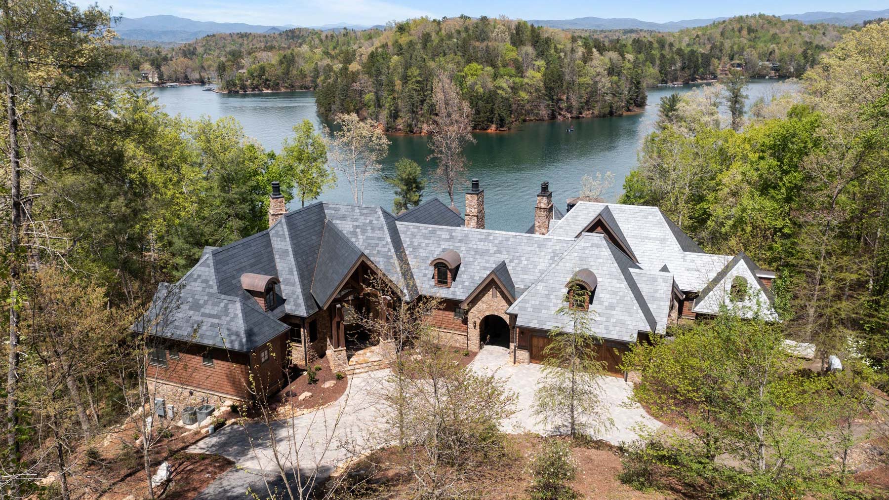 Design Elite architectural innovation in Upstate South Carolina lake residential image Lakeside Compound Trout image main - Lake Residential